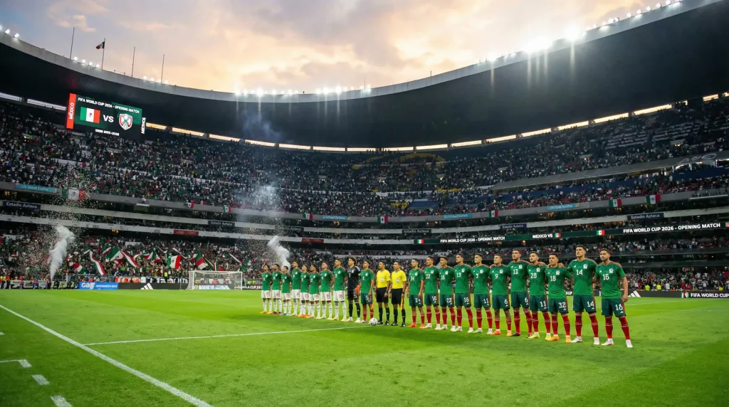 Meksikas futbola izlase Pasaules kausa 2026 analīzē - atklāšanas mačs Estadio Azteca