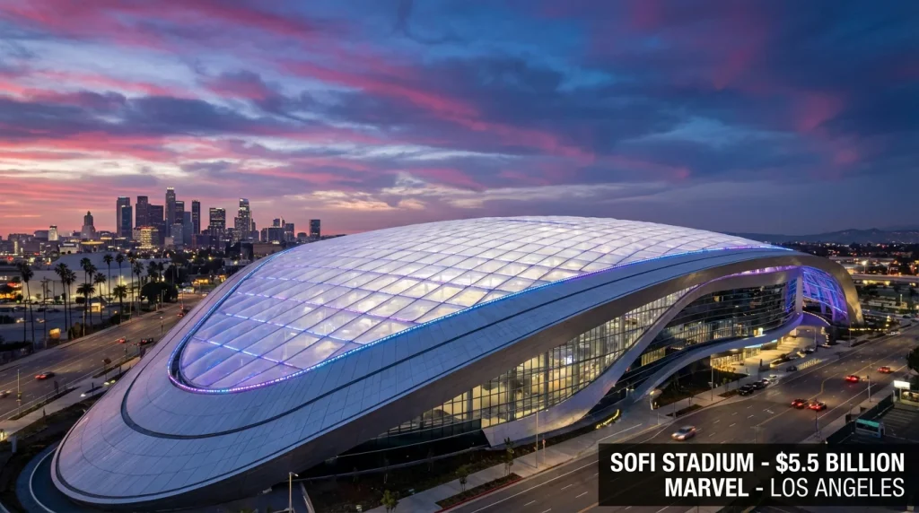 SoFi Stadium Ingelvudā pie Losandželosas - Pasaules kausa 2026 norises vieta