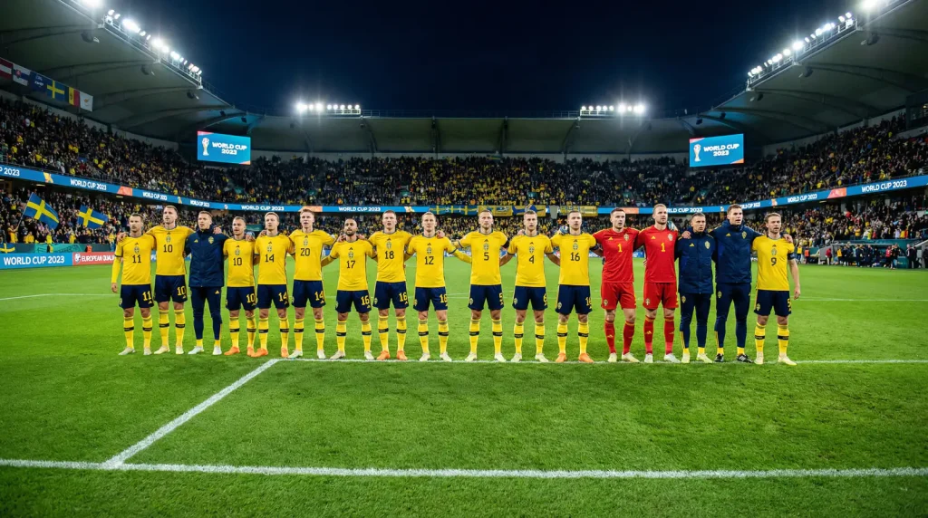 Zviedrijas futbola izlase Pasaules kausa 2026 analīzē - skandināvu cerības grupā F